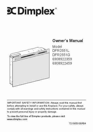 Dc Dimplex Electric Fireplace Manual-page_pdf